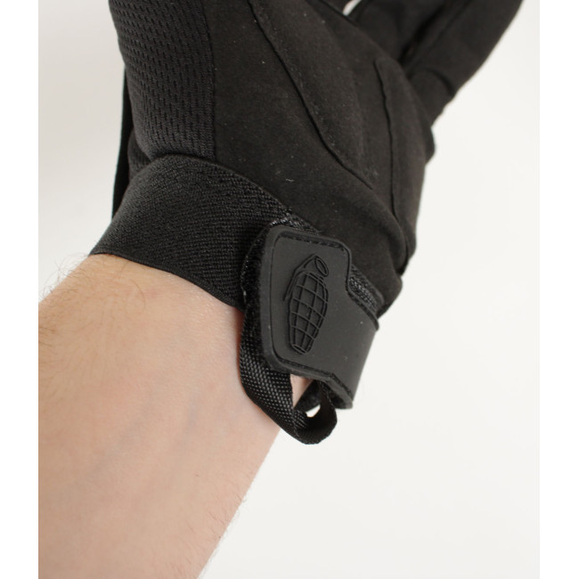 Alpha Interventiehandschoenen Zwart - Kombat Tactical