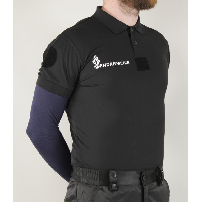Polo Gendarmerie Departementale Cooldry + Velcros Noir - Patrol