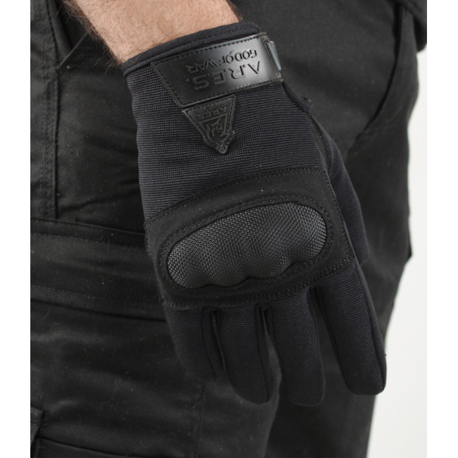 Stretch-Handschuhe mit Protektoren - Ares