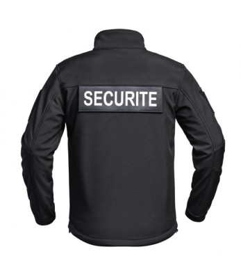 Veste softshell Sécu-one flap sécurité noir - A10 Equipment