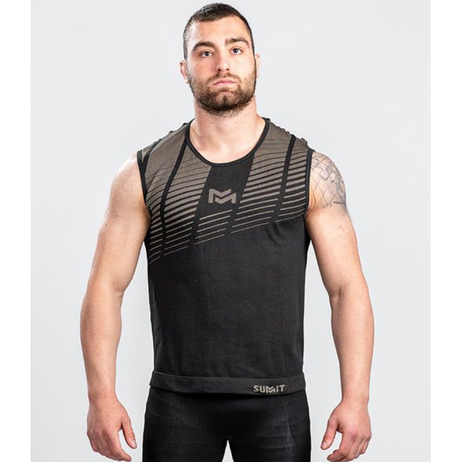 T-shirt EVO Active Line ärmellos Schwarz Tan - Summit Outdoor