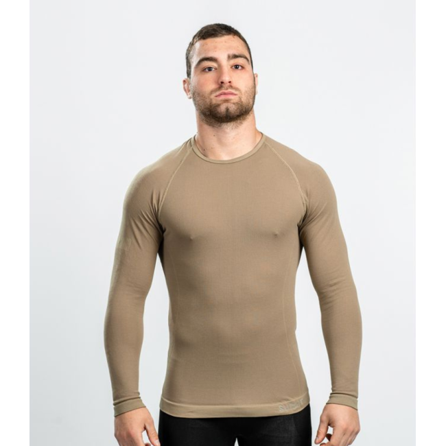 T-SHIRT ACTIVE LINE SAHARA COYOTE LANGE MOUWEN - SUMMIT OUTDOOR