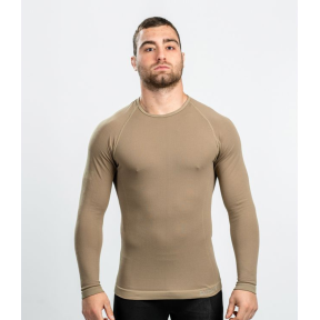 TEE-SHIRT ACTIVE LINE SAHARA COYOTE MANCHES LONGUES - SUMMIT OUTDOOR