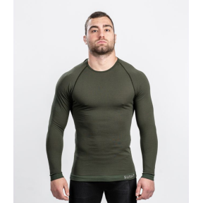 Langarm-T-Shirt Active Line SAHARA Khaki - Summit Outdoor