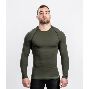 Langarm-T-Shirt Active Line SAHARA Khaki - Summit Outdoor