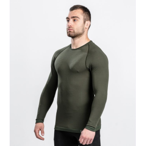 Langarm-T-Shirt Active Line SAHARA Khaki - Summit Outdoor