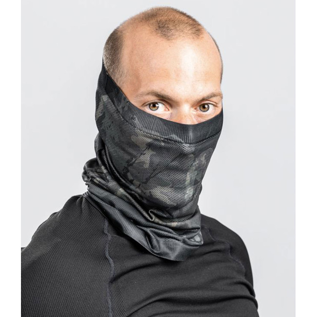 Gesublimeerde nekwarmer punisher groen - Army Design by Summit Outdoor