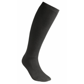 Chaussettes hautes Ullfrotté Noir - Woolpower