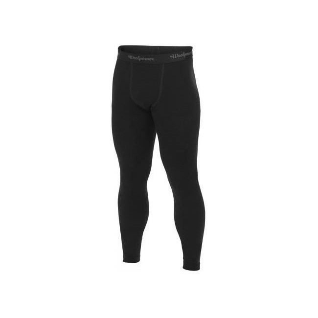 Lange onderbroek heren LITE Zwart - Woolpower