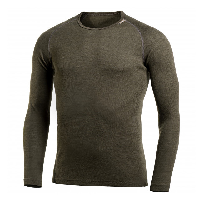 Langarm-T-Shirt Crewneck LITE grün - Woolpower
