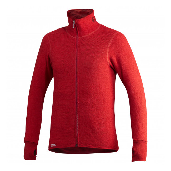 Kamizelka na zamek Full zip Jacket 400 Autmn Red - Woolpower