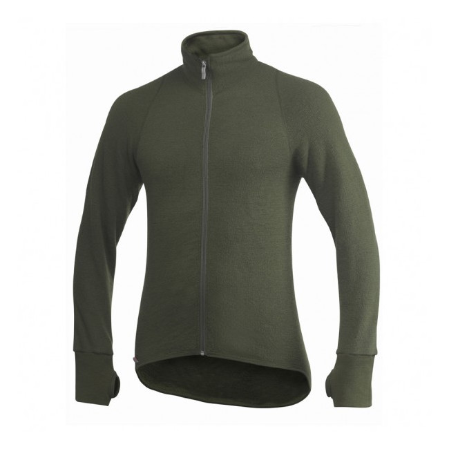 Kamizelka na zamek Full zip Jacket 400 Forest Green - Woolpower