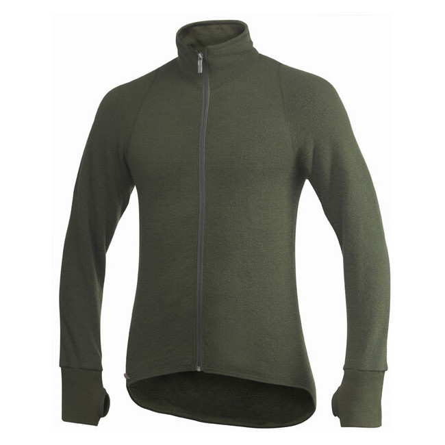 Gilet à fermeture zip Full zip jacket 600 Pine Green - Woolpower