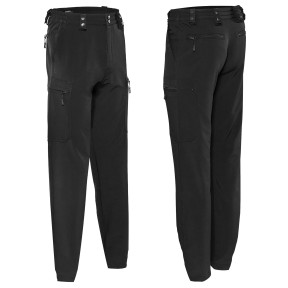 Lichte interventiebroek mat fitte zwart -Patrol Equipement
