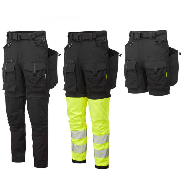 Modulaire Ultimate 3-in-1 broek Zwart/Geel - Portwest