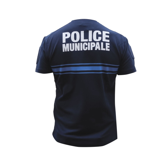 Tee shirt police municipale bleu marine - Patrol Equipment