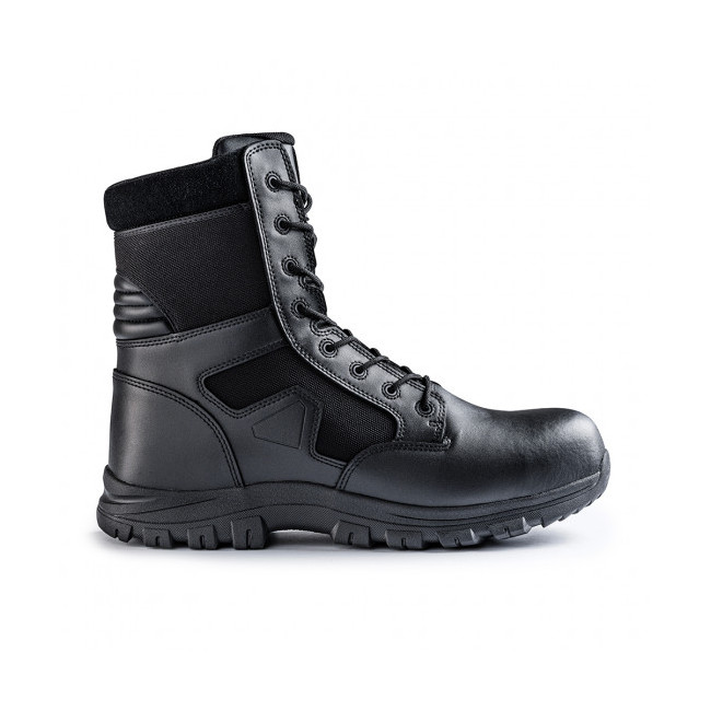 Schuhe Sécu-One 8" Reißverschluss TCP PSR schwarz - A10 Equipment
