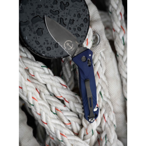 Zakmes C.A.C.® (gekarteld lemmet) Marine Nationale - Marineblauw - TB Outdoor
