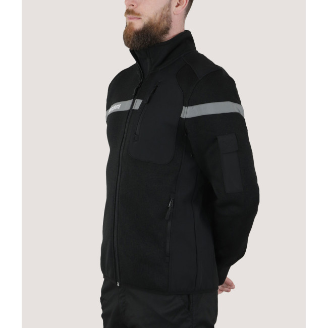 Micro-fleece veiligheidsvest Nevada zwart - Force Series