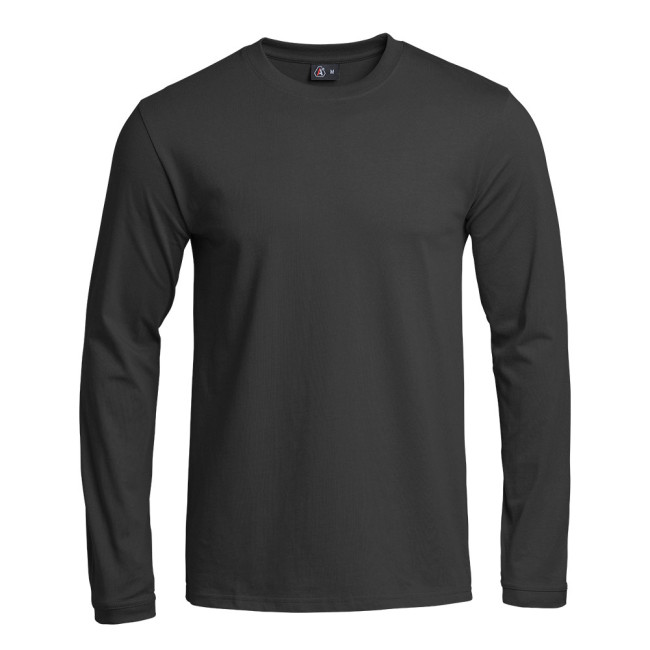 T-shirt Strong lange mouwen zwart - A10 Equipment