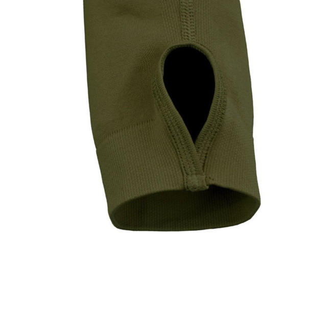 Sweat col zip ALASKA Extreme line Vert OD - Summit Outdoor