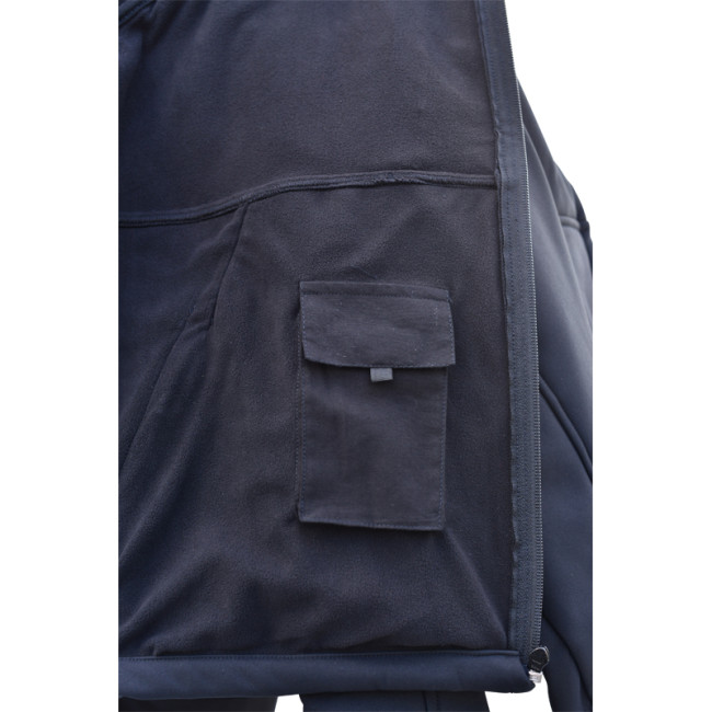 Kurtka Softshell Security szara taśma - EK