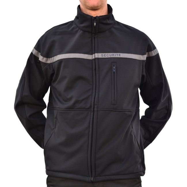 Softshell blouson Veiligheid grijze band - EK