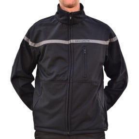 Blouson Softshell Sécurité bande grise - EK