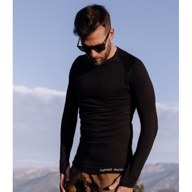 Tee-shirt TAÏGA technical line Extreme Noir - Summit Outdoor