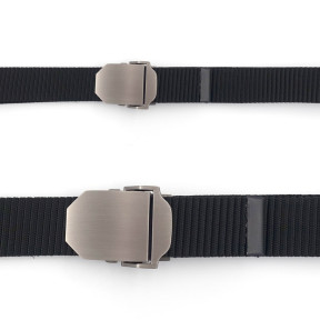 Ceinture sangle noire boucle métal - Patrol Equipments