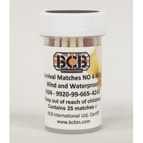 25 Allumettes de survie - BCB Adventure