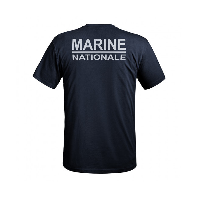 T-Shirt Strong Text Marine Nationale marineblau - A10 Equipment
