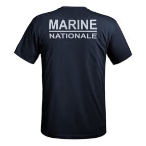 T-shirt Strong texte Marine Nationale bleu marine - A10 Equipment