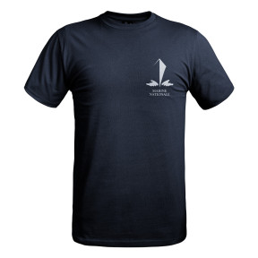 T-Shirt Strong Logos Marine Nationale marineblau - A10 Equipment