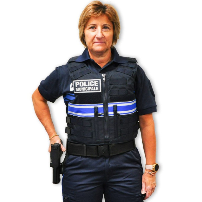 Gilet pare-balles IIIA Full Tactical Police Municipale Femme - Le Protecteur
