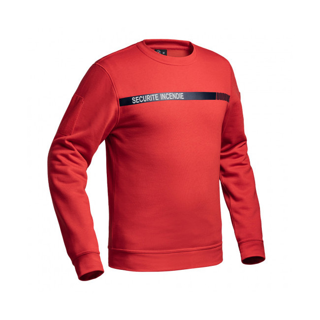 Sécu-One Feuerwehr-Sweatshirt rot - A10 Equipment