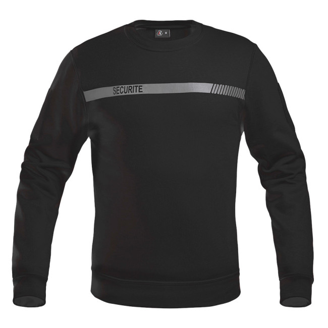 Sécu-One Sicherheits-Sweatshirt schwarz - A10 Equipment