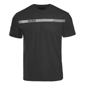 T-shirt Sécu-One sécurité noir - A10 Equipment