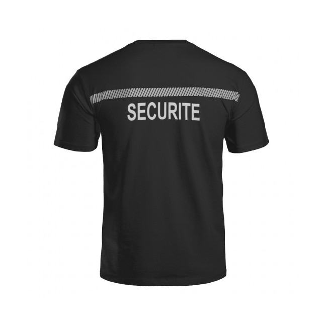 T-shirt Sécu-One bezpieczeństwo czarny - A10 Equipment