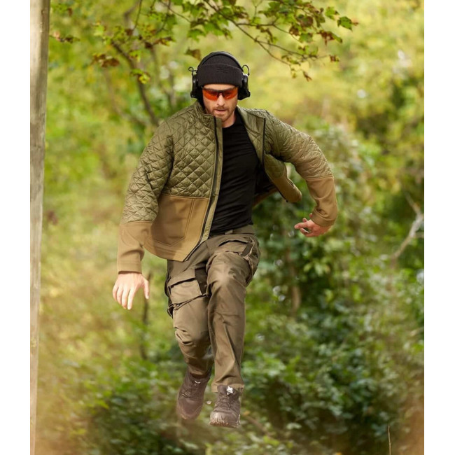 Kurtka softshell STORM dwumaterialowa UNDERCOVER Kaki - GK Pro
