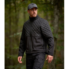 Softshell jas STORM bi-materiaal UNDERCOVER Zwart - GK Pro