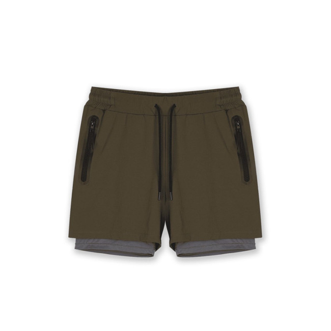 Short de sport 2 en 1 UNDERCOVER Kaki - GK Pro