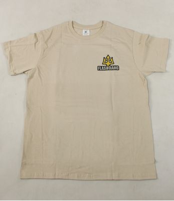 T-shirt Frogman no bubble / no troubles tan - Flashbang