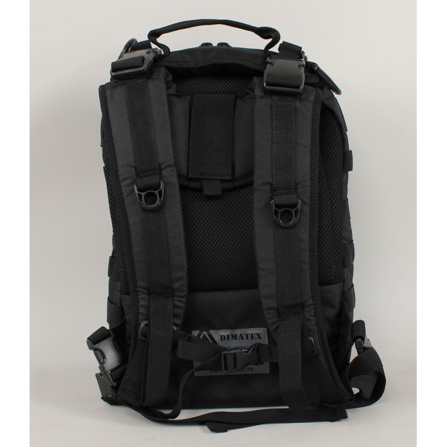 Einsatzrucksack MATT Full Black Schwarz - Dimatex