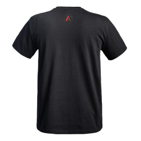 T-shirt Strong A10 noir logos vert olive / rouge - A10 Equipment