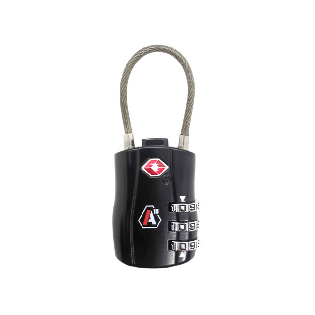 Schwarzes TSA-Zahlenschloss - A10 Equipment