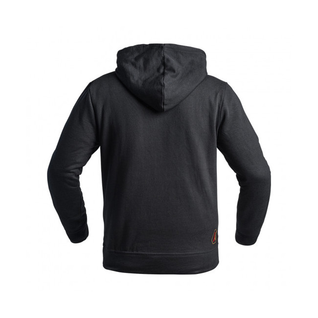 Bluza z kapturem A10 czarna logo tan / czerwone - A10 Equipment