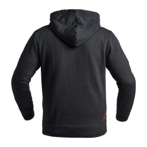 Hoodie A10 schwarz mit tan / roten Logos - A10 Equipment