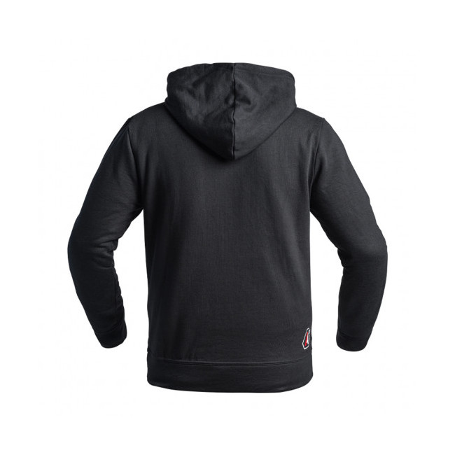 Hoodie A10 zwart logo's wit / rood - A10 Equipment