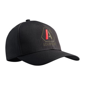 Stretch Fit Pet A10 zwart logo's olijfgroen / rood - A10 Equipment